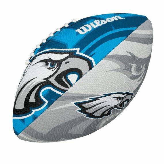 Мяч для американского футбола Wilson NFL Philadelphia Eagles WTF1534XBNE (детский размер), зображення 3