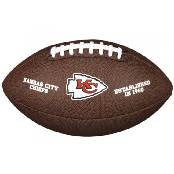 Мяч для американского футбола Wilson NFL Kansas City WTF1748XBKC (размер 5)