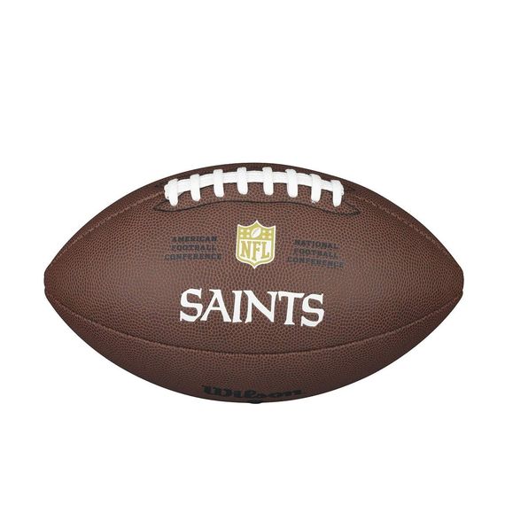 Мяч для американского футбола Wilson NFL Saints WTF1748XBNO (размер 5)