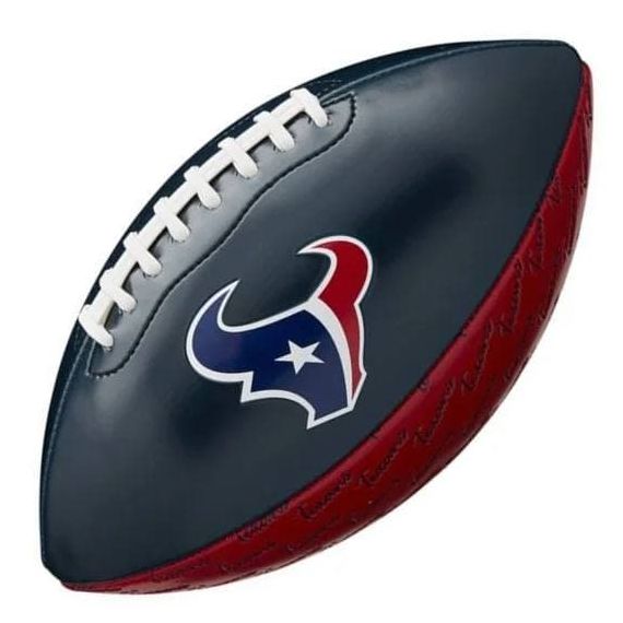 Мини-мяч для американского футбола Wilson NFL Peewee Football Team Houston Texans (WTF1523XBHU)