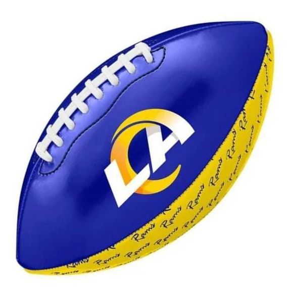 Мини-мяч для американского футбола Wilson NFL Peewee Football Team Los Angeles Rams (WTF1523XBLAR)