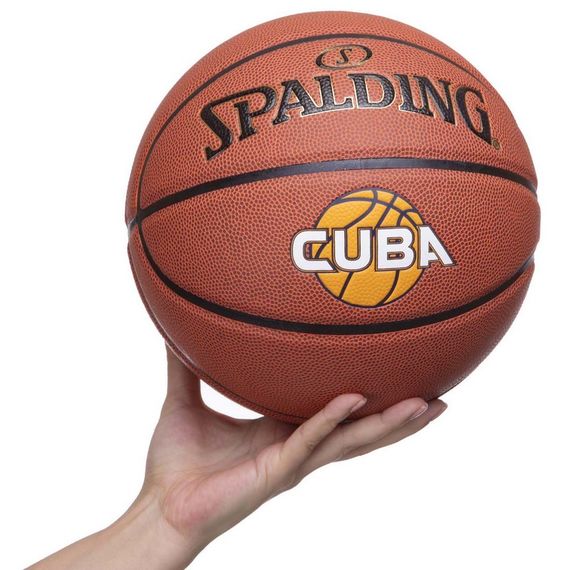 Баскетбольный мяч Spalding Cuba Brown (размер 7), зображення 5