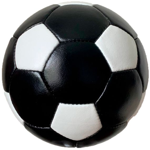 Футбольный мяч Sphere Ukraine черный (кожаный мяч), зображення 10