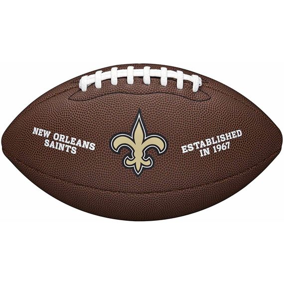 Мяч для американского футбола Wilson NFL Saints WTF1748XBNO (размер 5), зображення 6