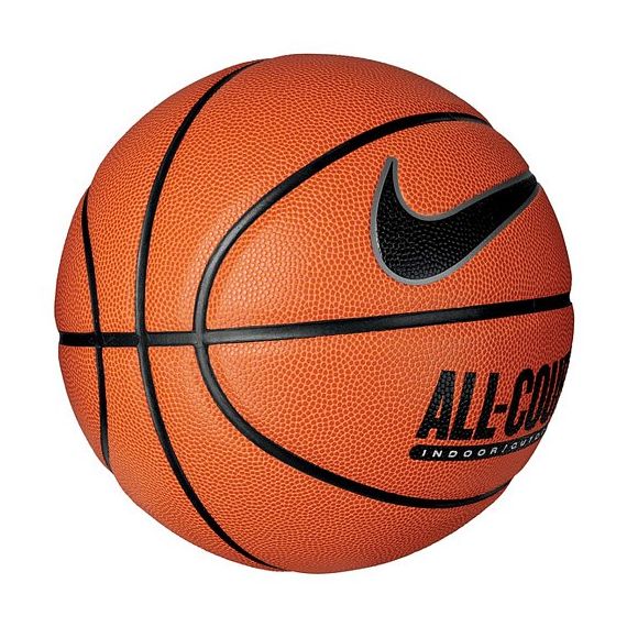 Баскетбольный мяч Nike All Court (размер 7, коричневый) N.100.4369.855.07, изображение 6