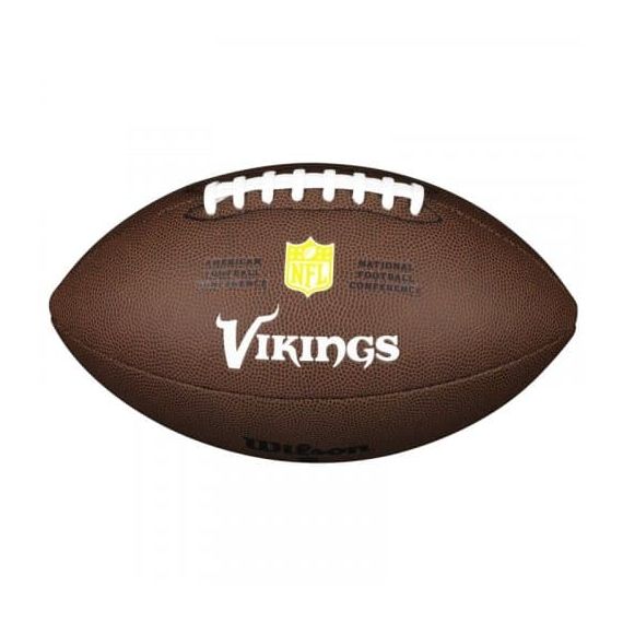 Мяч для американского футбола Wilson NFL Vikings WTF1748XBMN (размер 5), зображення 5