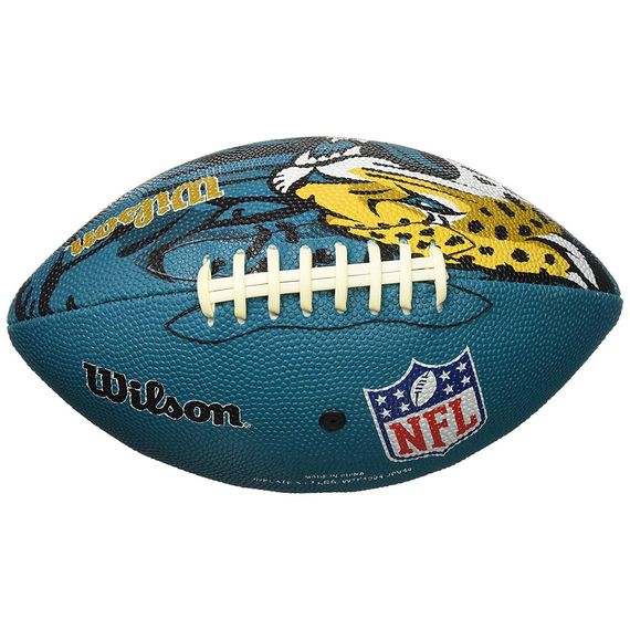 Мяч для американского футбола Wilson NFL Jaguars WTF1534XBJX (детский мяч), зображення 4