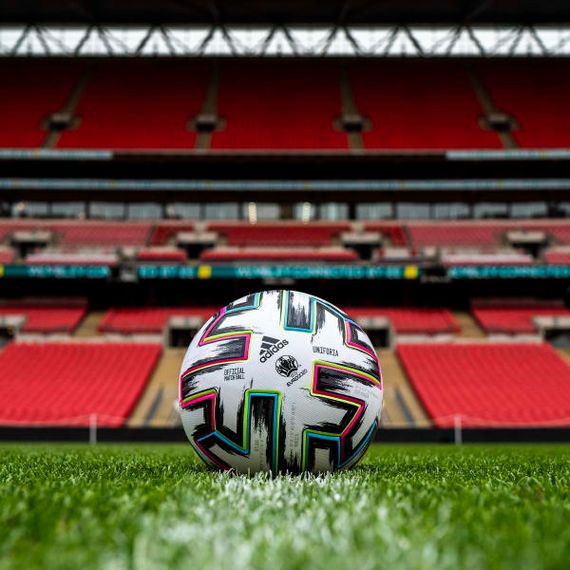 М'яч для футболу Adidas Uniforia Euro 2020 OMB (арт. FH7362), зображення 2