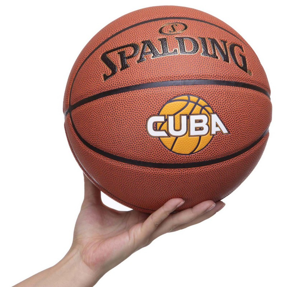 Баскетбольний м'яч Spalding Cuba Brown (розмір 7), изображение 2