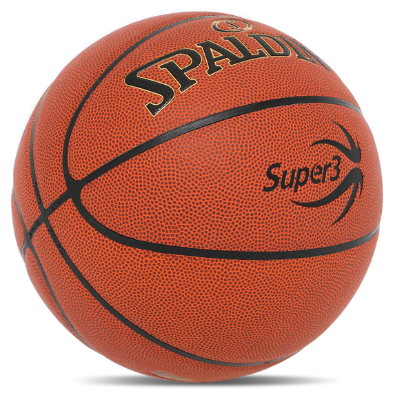 Баскетбольний м'яч Spalding Super 3 (розмір 7), зображення 5