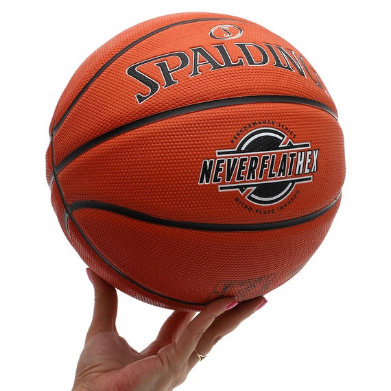 Баскетбольний м'яч Spalding NeverFlat Hex (розмір 7), зображення 4