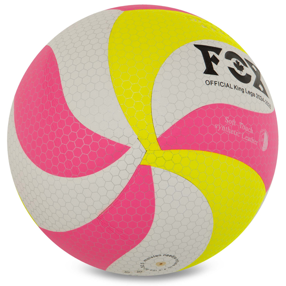 Волейбольний м'яч Fox SD-V8600 (жовто-рожевий), зображення 4