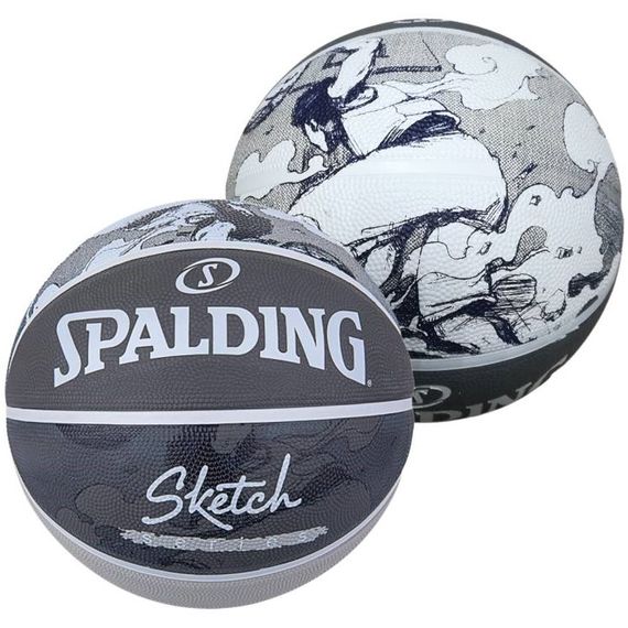 Баскетбольный мяч Spalding Sketch Jump  (размер 7), зображення 5