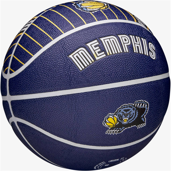 Баскетбольний м'яч Wilson NBA Team Memphis (розмір 7) WZ4003915XB7, зображення 2