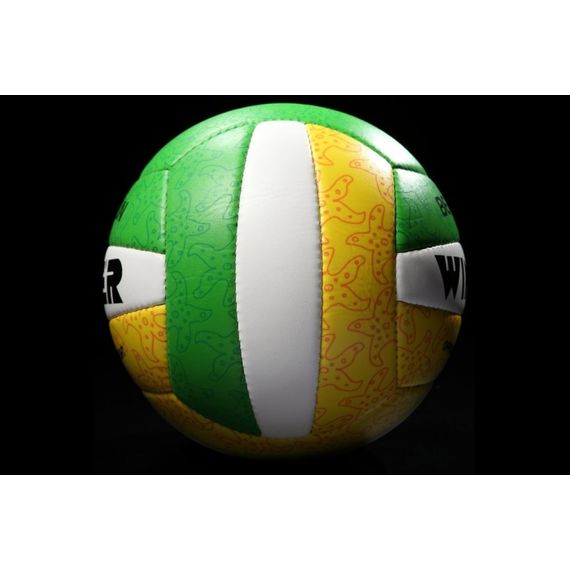 Волейбольний м'яч Winner Beach Fun жовто-зелений (для гри на пляжі), зображення 4