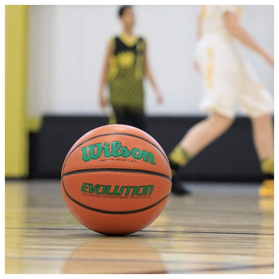 Баскетбольний м'яч Wilson Evolution (розмір 7) WTB0595XB0701, зображення 5