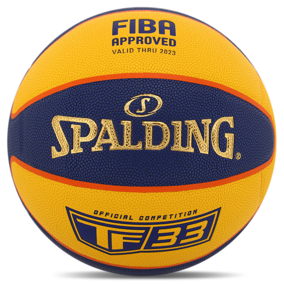 М'яч баскетбольный Spalding TF-33 IN/OUT FIBA (рoзмiр 6), зображення 2