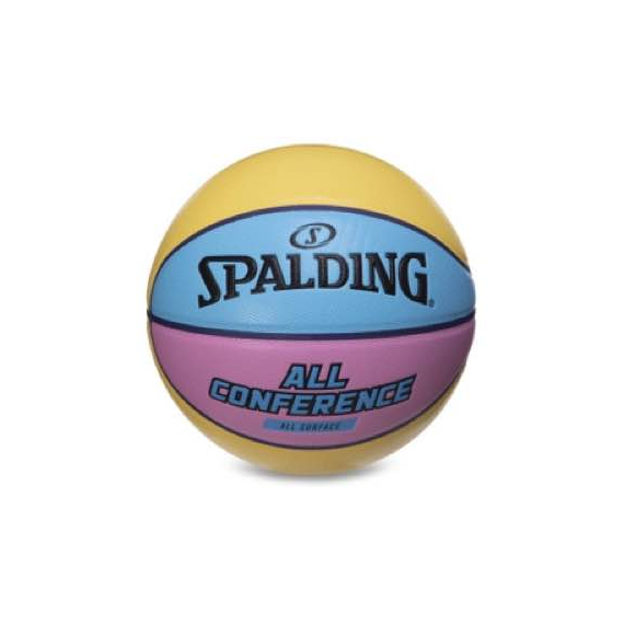 Баскетбольний м'яч Spalding All Conference (розмір 7) жовто-блакитний