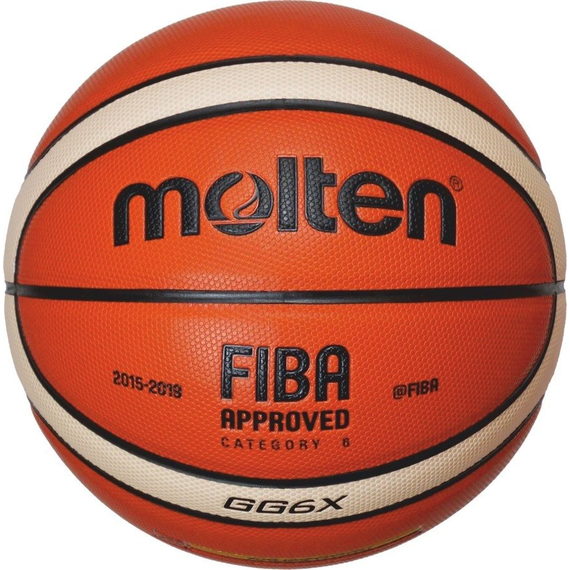 Баскетбольний м'яч Molten GG6x (Офіційний топовий м'яч FIBA), изображение 4