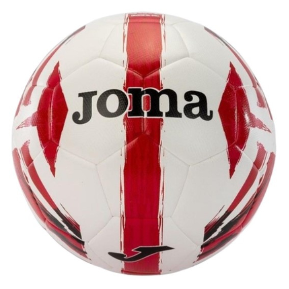 М`яч футбольний Joma LIGHT білий, червоний Уні (розмір 5) 401244.206.5
