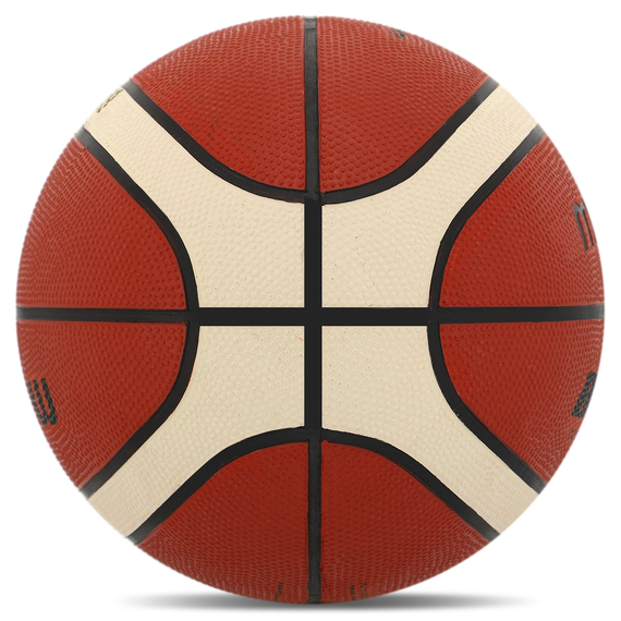 М'яч баскетбольний гумовий MOLTEN Коричневий (розмір 7) B7G1600, зображення 3