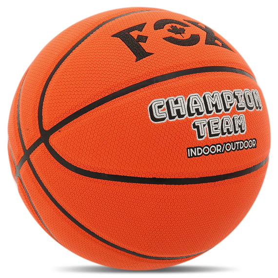 М'яч баскетбольний PU FOX CHAMPION TEAM Помаранчевий (розмір 7) BA-8705, зображення 2