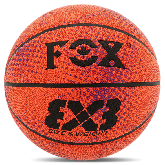 М'яч баскетбольний PU FOX Помаранчевий (розмір 7) BA-8706-01