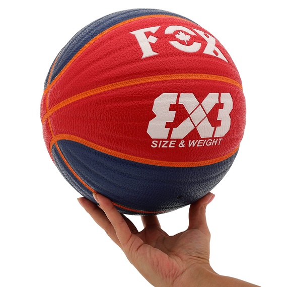 М'яч баскетбольний PU FOX Червоний (розмір 7) BA-8706, зображення 4