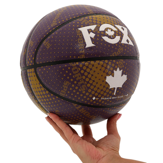 М'яч баскетбольний PU FOX COLORFUL STAR Фіолетовий (розмір 7) BA-8708-01, зображення 5