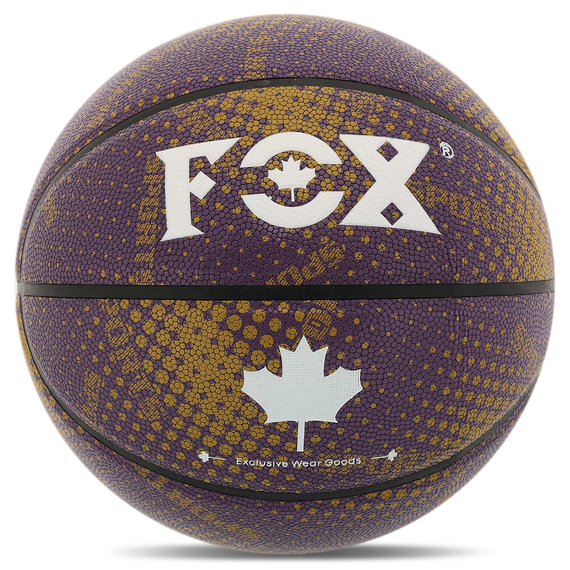 М'яч баскетбольний PU FOX COLORFUL STAR Фіолетовий (розмір 7) BA-8708-01