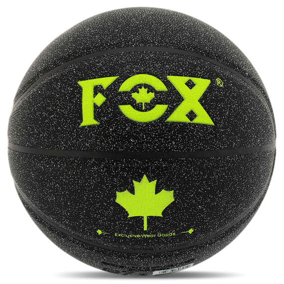 М'яч баскетбольний PU FOX COLORFUL STAR Чорний (розмір 7) BA-8708