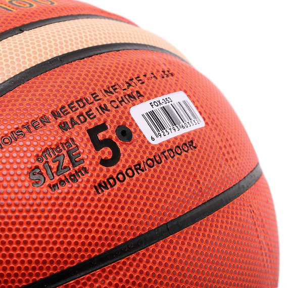 М'яч баскетбольний FOX Помаранчевий (розмір 5) BA-GM5X, изображение 6