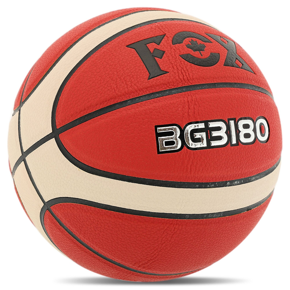 М'яч баскетбольний FOX Коричневий (розмір 7) BG3180, зображення 2
