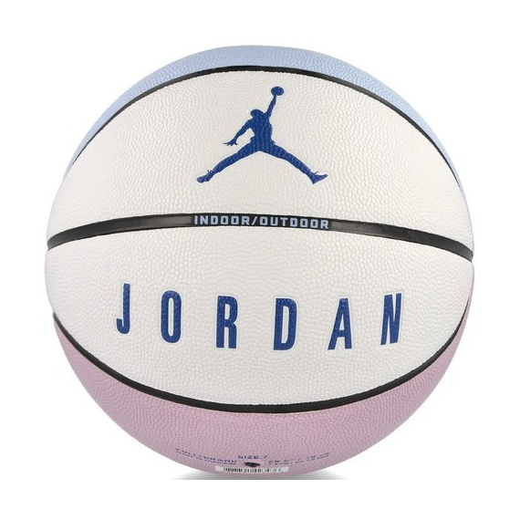 Баскетбольний м'яч Nike JORDAN ULTIMATE 2.0 8P DEFLATED блакитний, білий,бузковий Уні (розмір 7) J.100.8254.421.07