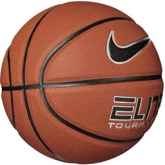 Баскетбольний м'яч Nike ELITE TOURNAMENT 8P DEFLATED помаранчевий Уні (розмір 7) N.100.9915.855.07, зображення 2