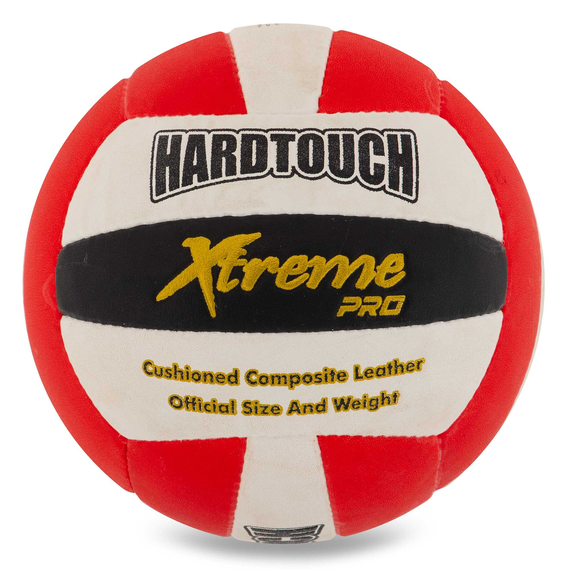 М'яч волейбольний HARD TOUCH Білий-червоний (розмір 5) VB-7980