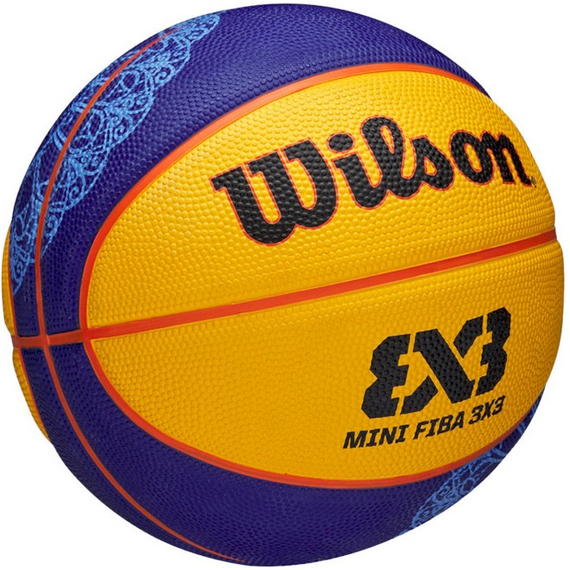 Баскетбольний м'яч Wilson FIBA 3X3 Mini BSKT Paris 2024 (розмір 3) WZ3015101XB3, зображення 2