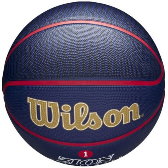Баскетбольний м'яч Wilson NBA PLAYER ICON OUTDOOR BSKT ZION (розмір 7) WZ4008601XB7, зображення 2