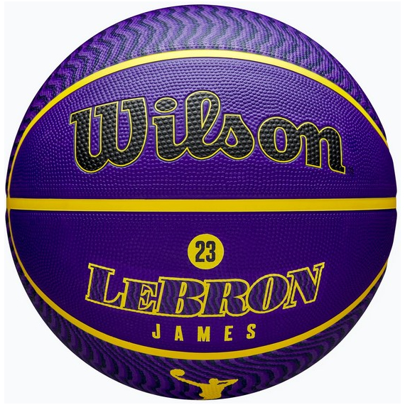 Баскетбольний м'яч Wilson NBA PLAYER ICON OUTDOOR BSKT LEBRON NE (розмір 7) WZ4027601XB7, зображення 2