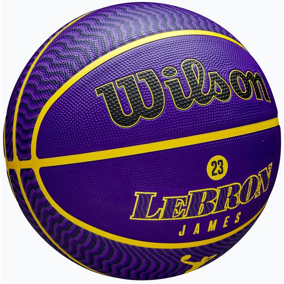 Баскетбольний м'яч Wilson NBA PLAYER ICON OUTDOOR BSKT LEBRON NE (розмір 7) WZ4027601XB7, зображення 3