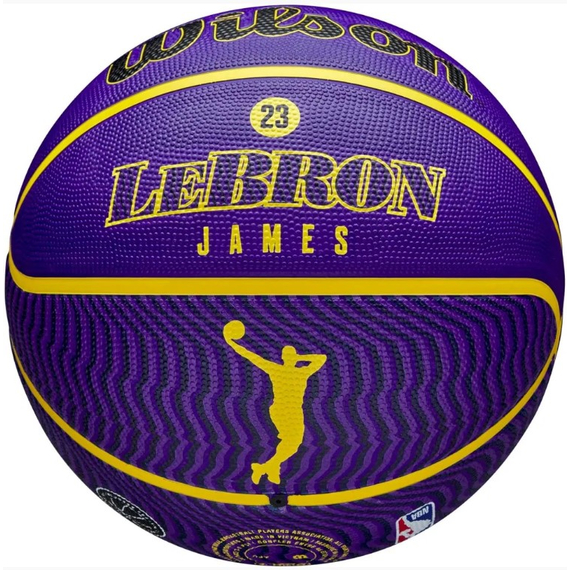 Баскетбольний м'яч Wilson NBA PLAYER ICON OUTDOOR BSKT LEBRON NE (розмір 7) WZ4027601XB7