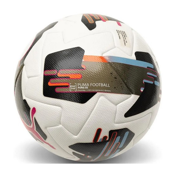 М'яч для футболу Puma Orbita 1 TB (FIFA Quality Pro) білий, чорний, коричневий Уні (розмір 5) 084322-01, зображення 4