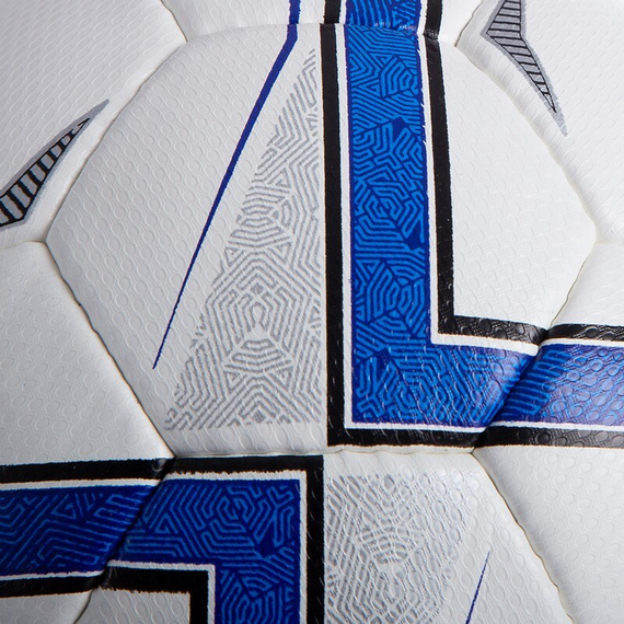 Мяч для футбола Core CHALLENGER CR-020 Белый-синий (размер 5), изображение 3