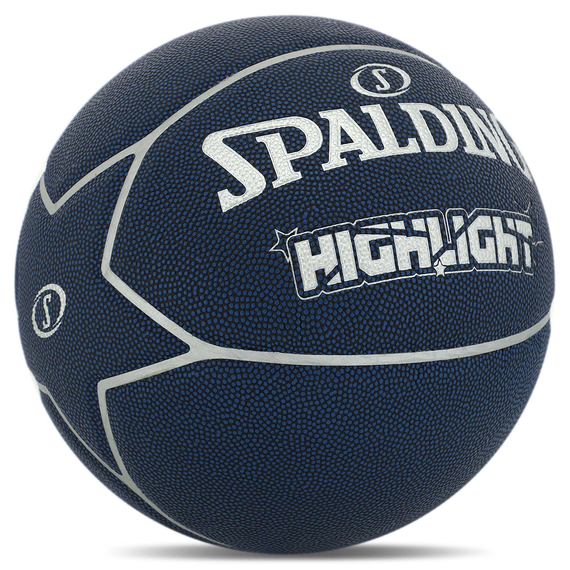 Баскетбольный мяч Spalding Highlight Синий (размер 7) 76867Z, зображення 2