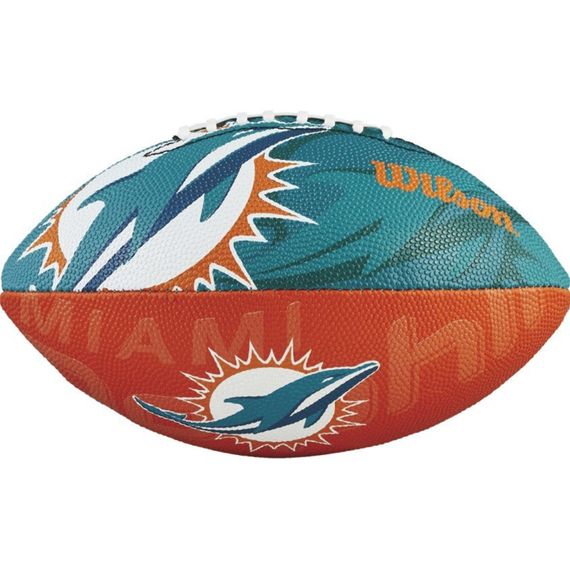 Мяч для американского футбола Wilson NFL Miami WTF1534XBMI (детский мяч)