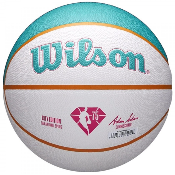 Баскетбольный мяч Wilson NBA Team San Spurs (размер 7) WZ4003927XB7