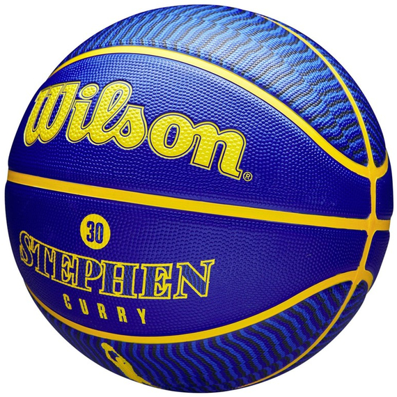 Баскетбольный мяч Wilson NBA PLAYER ICON OUTDOOR BSKT CURRY (размер 7) WZ4006101XB7, зображення 2