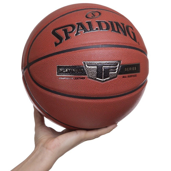 Баскетбольный мяч Spalding TF Platinum Series (размер 7), зображення 3