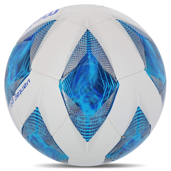 Мяч для футбола Molten F4A1000 бело-синий (размер 4), изображение 2