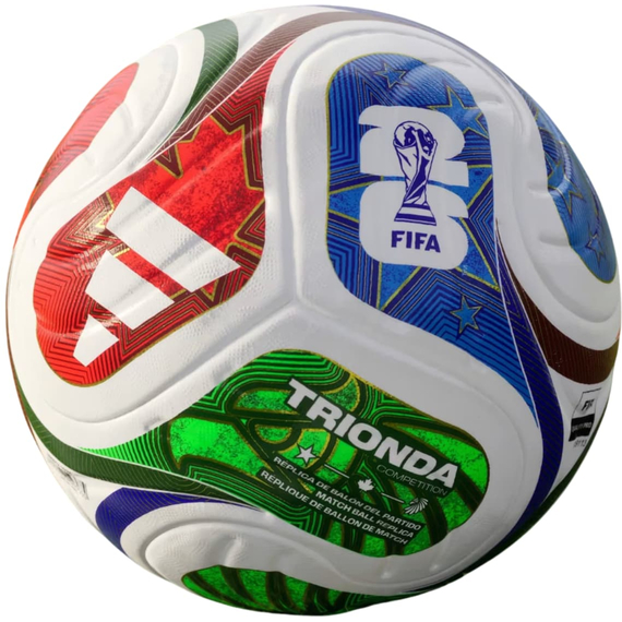 Мяч для футбола Adidas Trionda World Cup 2026 Competition FIFA (размер 5) JD8031